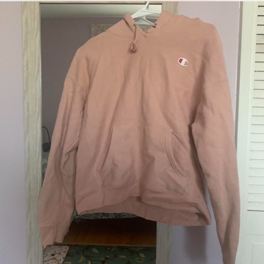 Champion reverse weave blush/ pink hoodie in medium